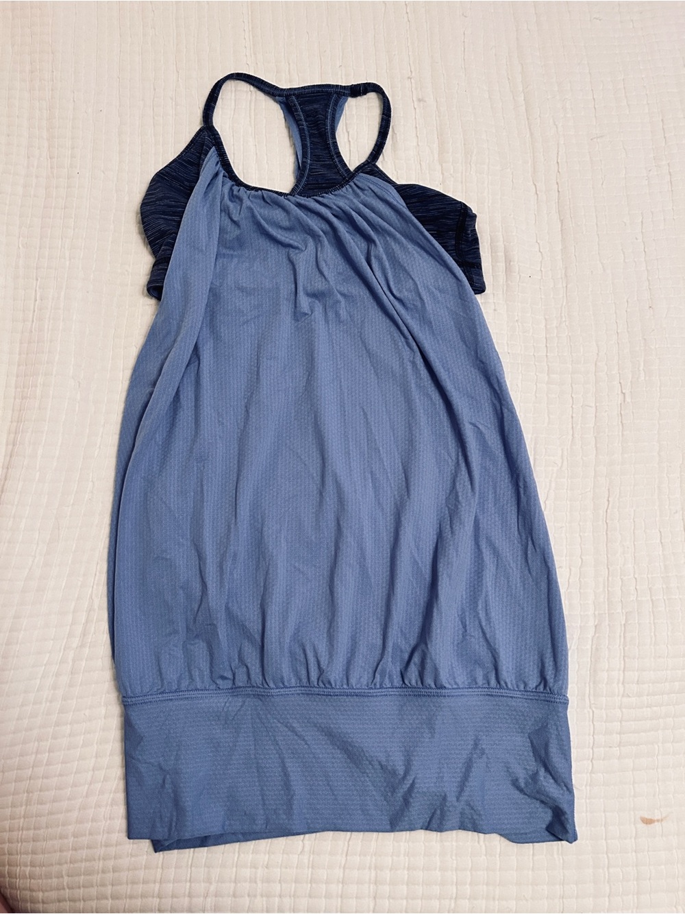 lululemon athletica No Limits Blue Tank Top